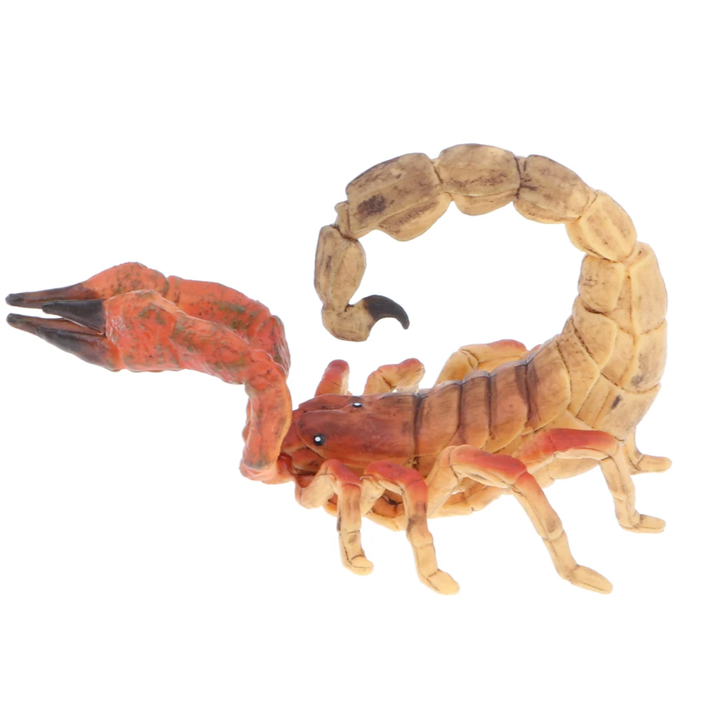 Realistic Scorpion Figurine Wildlife Animal Figures, Easter Eggs Cake Toppers Christmas Birthday Gift Party Favors