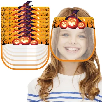 

Children Halloween Face Shields Face Masks Comfortable with Elastic Band 8 Pack For Protection For Adults Scarf Flag Bandana#3