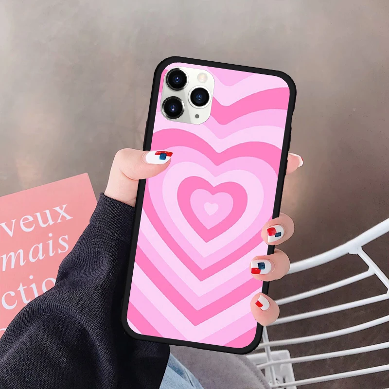 Pink Heart Phone Case 