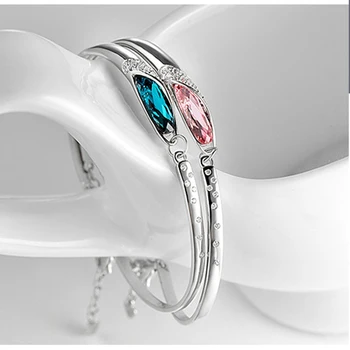 

925 Sterling Silver Bracelet Chain String for Women Jewelry Gifts DropShipping 2020 New Design Brand Crystal Zircon Elegant Good