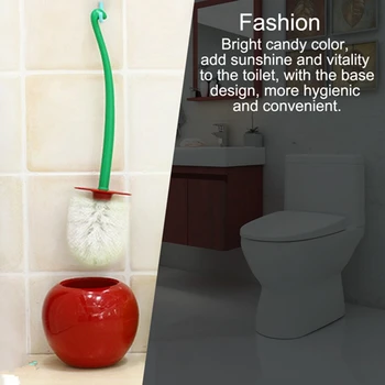 

Creative Lovely Cherry Shape Clean Tool Toilet Bathroom Toilet Brush Cleaning Toilet Brush Bathroom Supply Tool Random Shipments