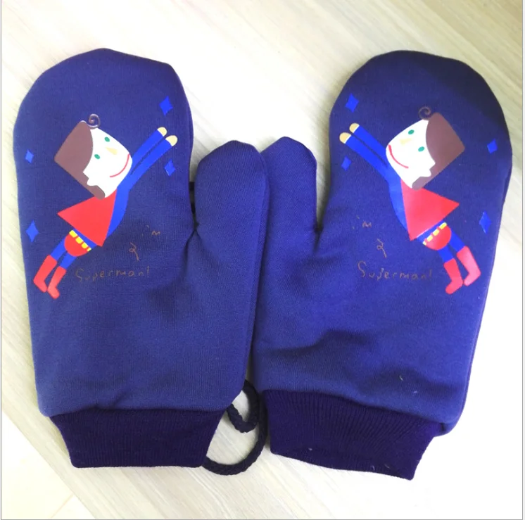 Новые Мультяшные перчатки для женщин теплые зимние корейские японские милые плюшевые хлопковые висящие перчатки