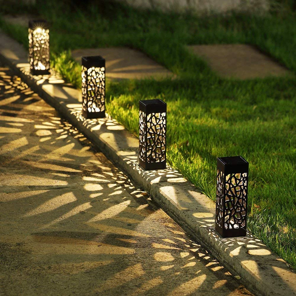Lightingview солнечный свет для украшения сада из нержавеющей стали датчик солнечного света водонепроницаемая садовая лестница для двора лампа для дорожек