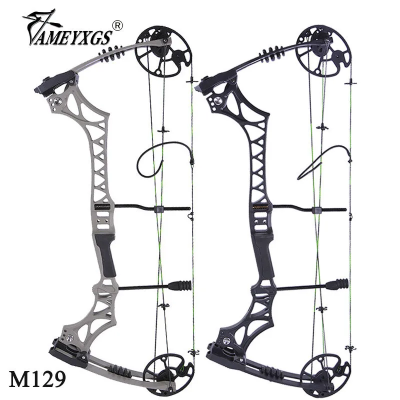 

30-70lbs Archery Compound Bow Right Hand M129 Pulley Bow 320FPS Arrow Shooting Speed Glass Fiber Limbs For Hunting Accessories