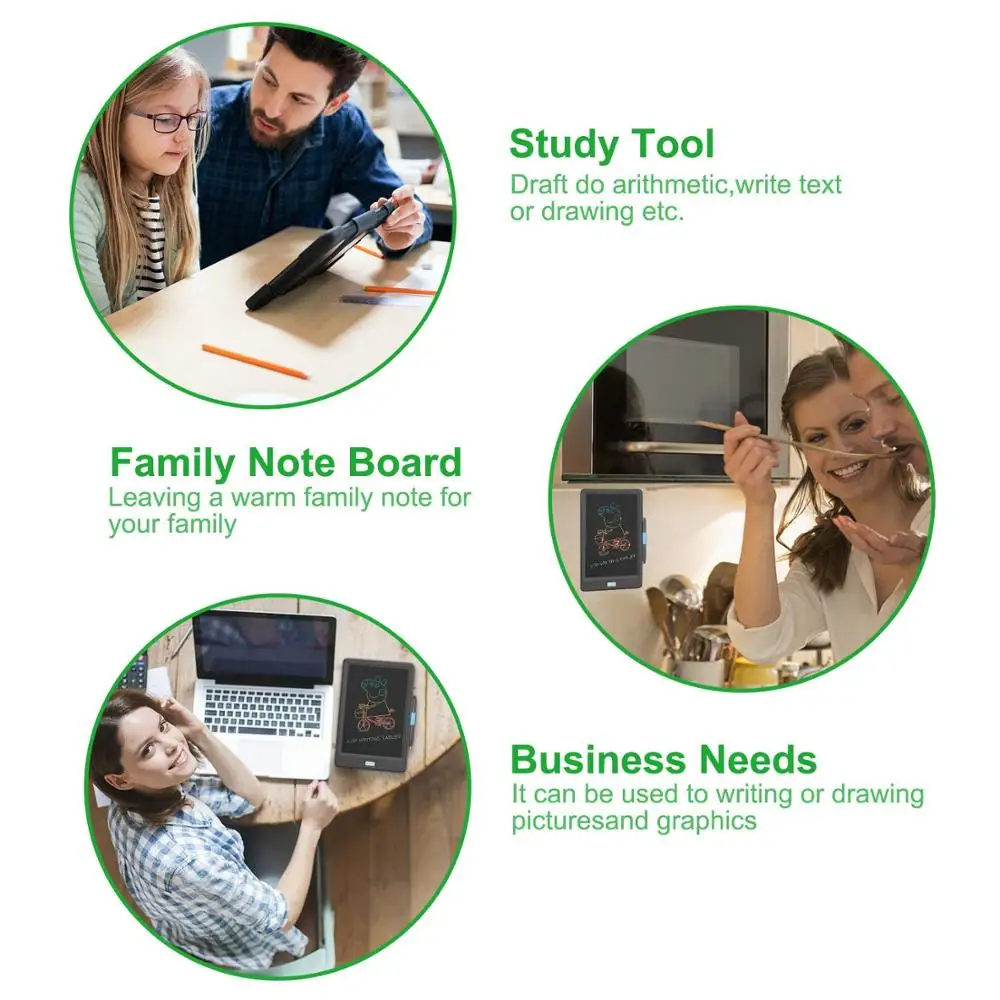 Ceny Nowości 10 cal dla dzieci elektronika LCD rysunek tablety graficzne kolorowy szkic Pad artysta pisanie płyta z pióro Doodle tablica