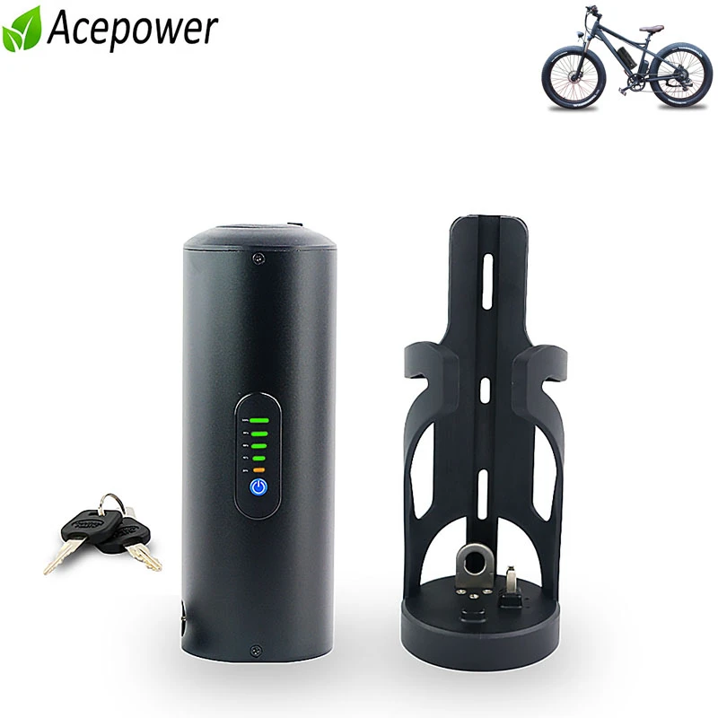 36 Volt Mini Bottle Ebike Battery 36v 5ah For 250w 7ah 7.5ah 10.5ah