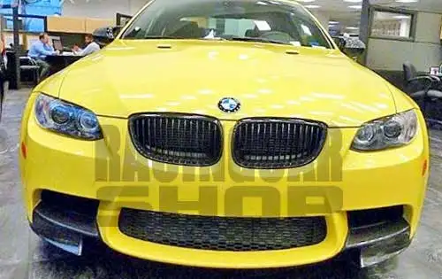 PERFORMANCE REAL CARBON FIBER FRONT SPLITTER SPOILER FOR BMW 3-SERIES E90 E92 E93 M3 BUMPER 2007UP