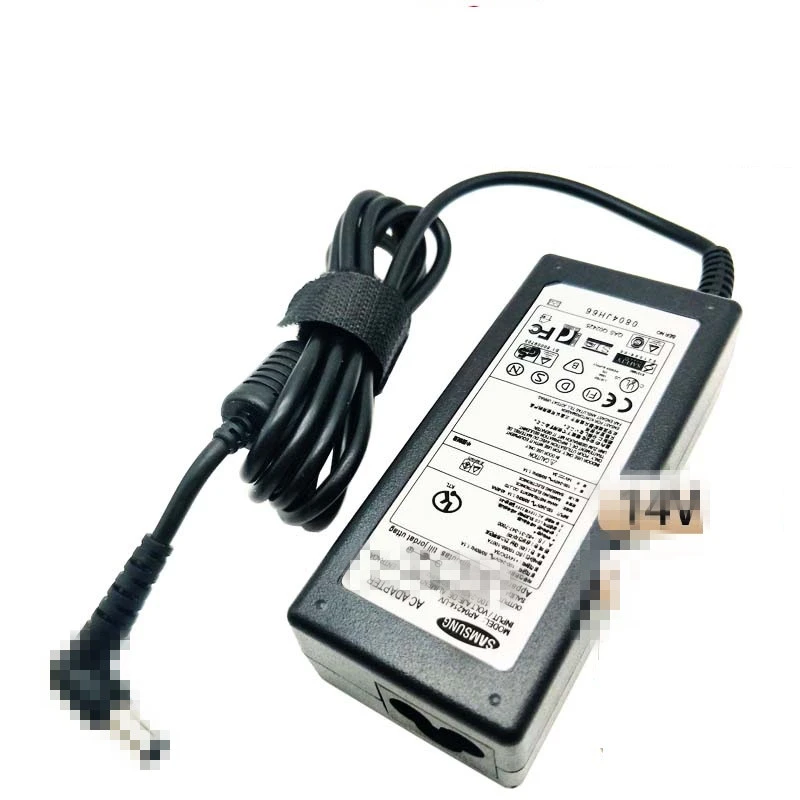 14V ACDC Adapter For Samsung TE310 T24E310ND T24E310KD T24E310EX LT24E310EW S27C230J S27C230B LS27B350 SyncMaster S29E790C