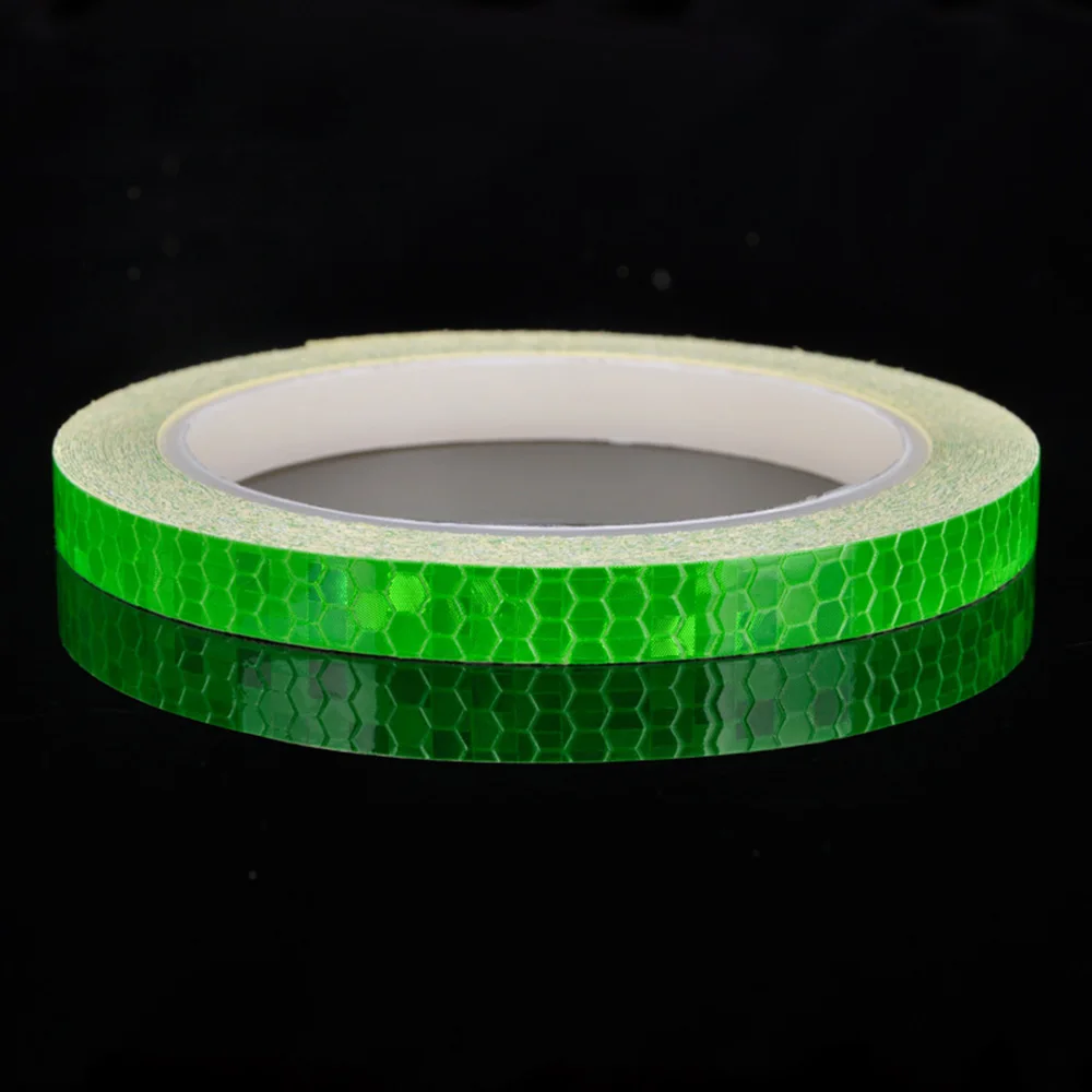 Reflective Tape Bicycle Stickers Decals Fluorescent Bike Wheel Strip Stickers Adhesive Safety Cycling Bike Warning Tape BC0123 (13)