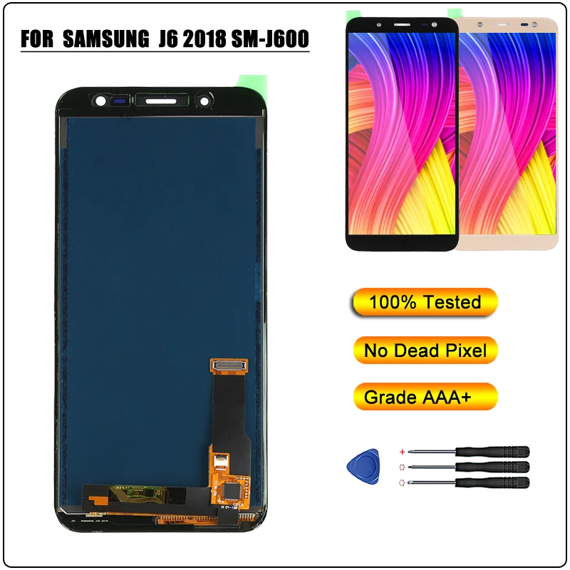 

for Samsung J600 LCD Touch Screen Display Digitizer Assembly for Samsung Galaxy J6 2018 J600F J600FN J600G Screen Replacement AA