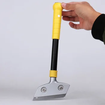 

Heavy Duty Long Handle Scraper Wallpaper Stripping Tool Clean Glass Wall Scraper Floor Tile Adhesive Removal Mini Shaver Scr