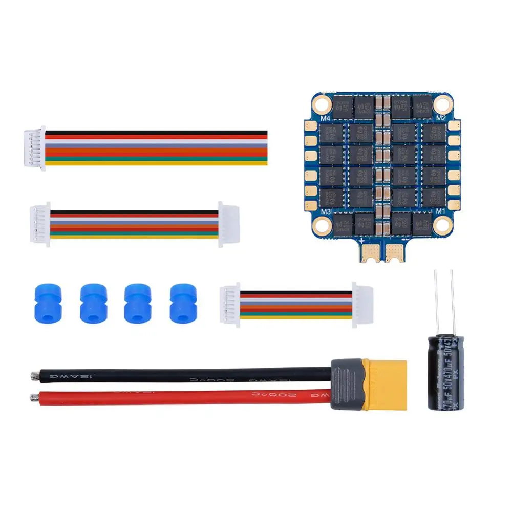 IFlight 40*43 мм SucceX-E 45A на возраст от 2 до 6 лет с BLHeli_S 4-в-1 ESC поддержки DShot DShot150/300/600/MultiShot/OneShot для небольшой гоночный Дрон с видом от первого лица комплект