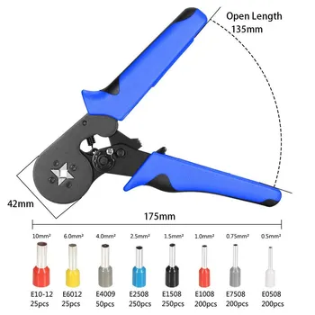 

Ferrule Crimping Tool Kit Ferrule Crimper Plier 1200Pcs Wire Ferrules Ends