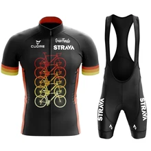 STRAVA – maillot de cyclisme pour hommes, ensemble de cyclisme en plein air, nouvelle collection été 2022