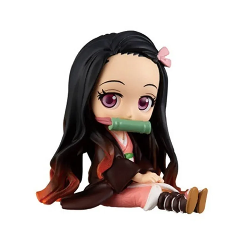 3 шт. демон убийца Kimetsu no Yaiba Q posket Kamado Tanjirou Agatsuma Zenitsu Kamado Nezuko ПВХ Фигурки игрушки