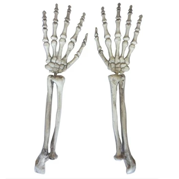 

Best Plastic Skeleton Arms Witch Hands Haunted House Escape Horror Props Halloween Decorations