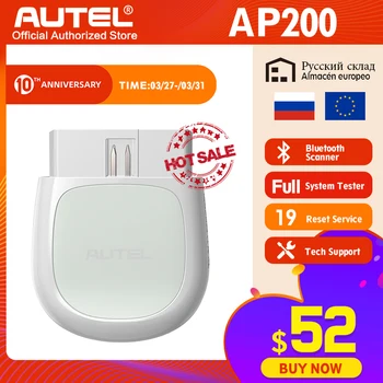 Autel AP200 Bluetooth OBD2 Scanner Lettore di Codice con il Pieno di Sistemi di Diagnosi AutoVIN TPMS IMMO Servizio per la Famiglia Il Bricolage PK Mk808