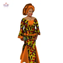 african skirt and blouse