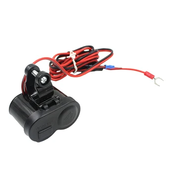 

12v Lighter Plug 5V 1.5A USB Power Socket Charger With Switch