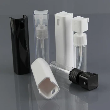 

10ML Square Plastic Packing Bottles Refillable Womens Perfume Bottle 10CC Travel Refillable Empty Atomiser Spray Hot