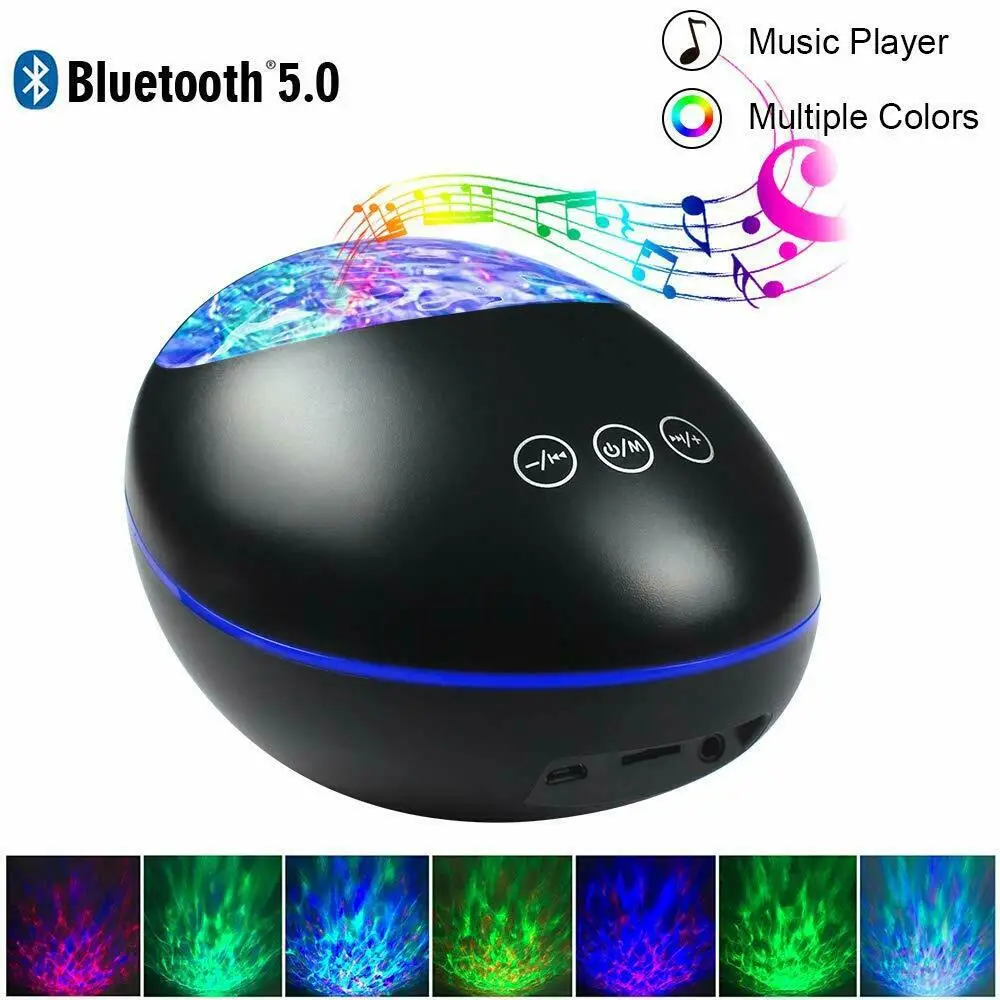 Ночник светодиодный проектор домашний декор расслабляющая музыкальная колонка