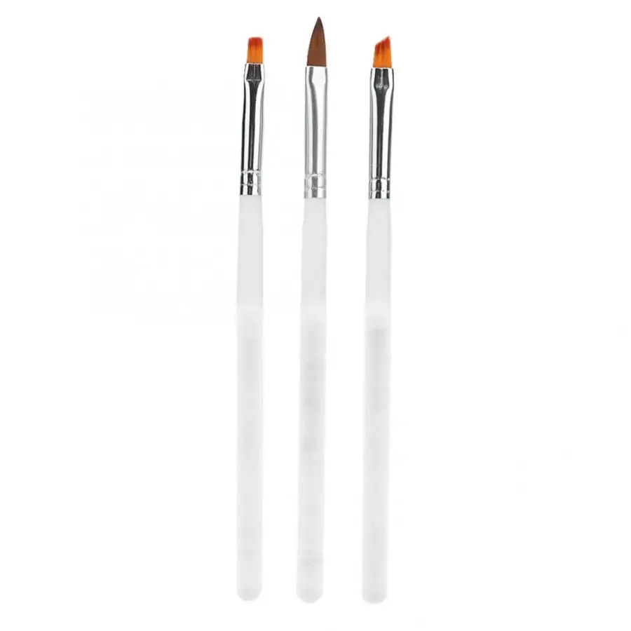 

3Pcs Professional Nail Art Pen Brush Set Manicure Tool Line Drawing Painting Phototherapy Pen Nails Accessoires
