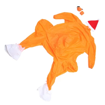 

1 Set Thanksgiving Turkey Inflatable Costume Holiday Party Performance Suit - Free Size (Clothing Hat Blower Battery Box No Batt