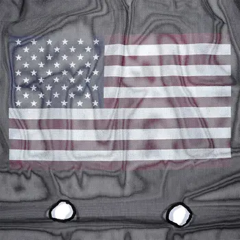 

American Flag Sunshade Mesh Cover Anti-UV Sun Blocker for 4Door Jeep-Wrangler T8WF