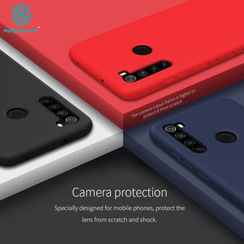 

For Redmi Note 8 Case Coque Nillkin Soft Rubberized TPU Case with Camera Protection for Xiaomi Redmi Note 8 Case Capa