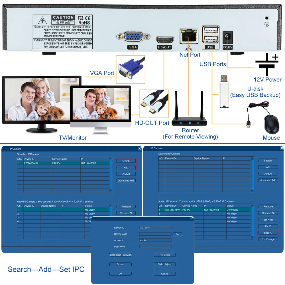 OWSOO 1080P 4CH NVR CCTV сетевой видеорегистратор P2P детектор движения Onvif NVR рекордер для системы видеонаблюдения безопасности IP камера