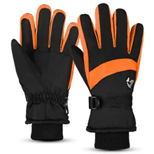 Зимние водонепроницаемые лыжные уличные дышащие перчатки для мужчин и женщин, теплые перчатки для катания на сноуборде, мотоциклетные зимние теплые ветрозащитные перчатки