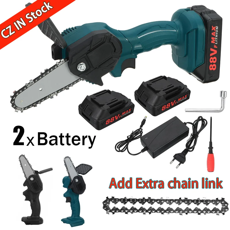88V 800W Mini One Hand Saw Electric Saw Woodworking Wood Cutter Cordless Tool