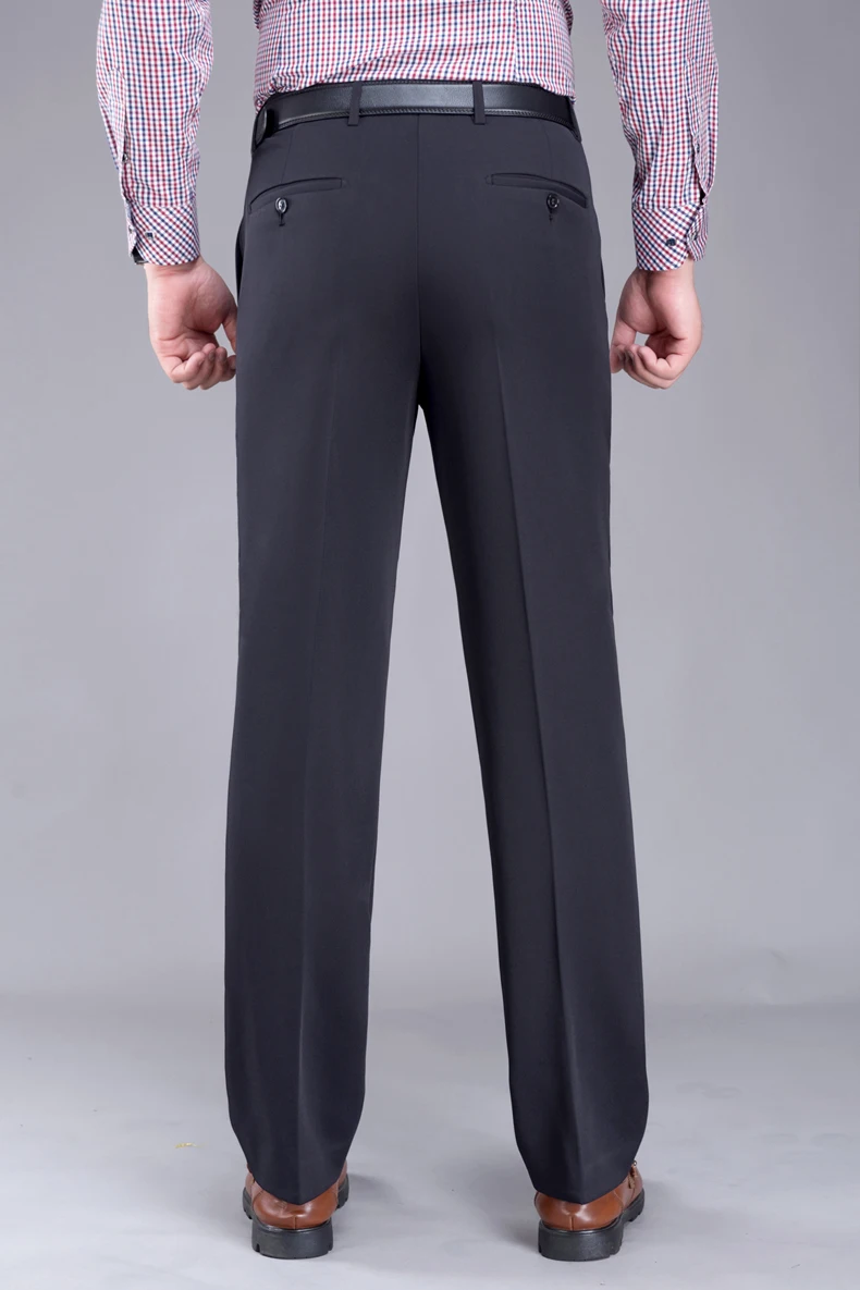 Mu Yuan Yang новые мужские брюки для костюма флисовые плотные деловые брюки осенние зимние мужские повседневные брюки прямые классические брюки