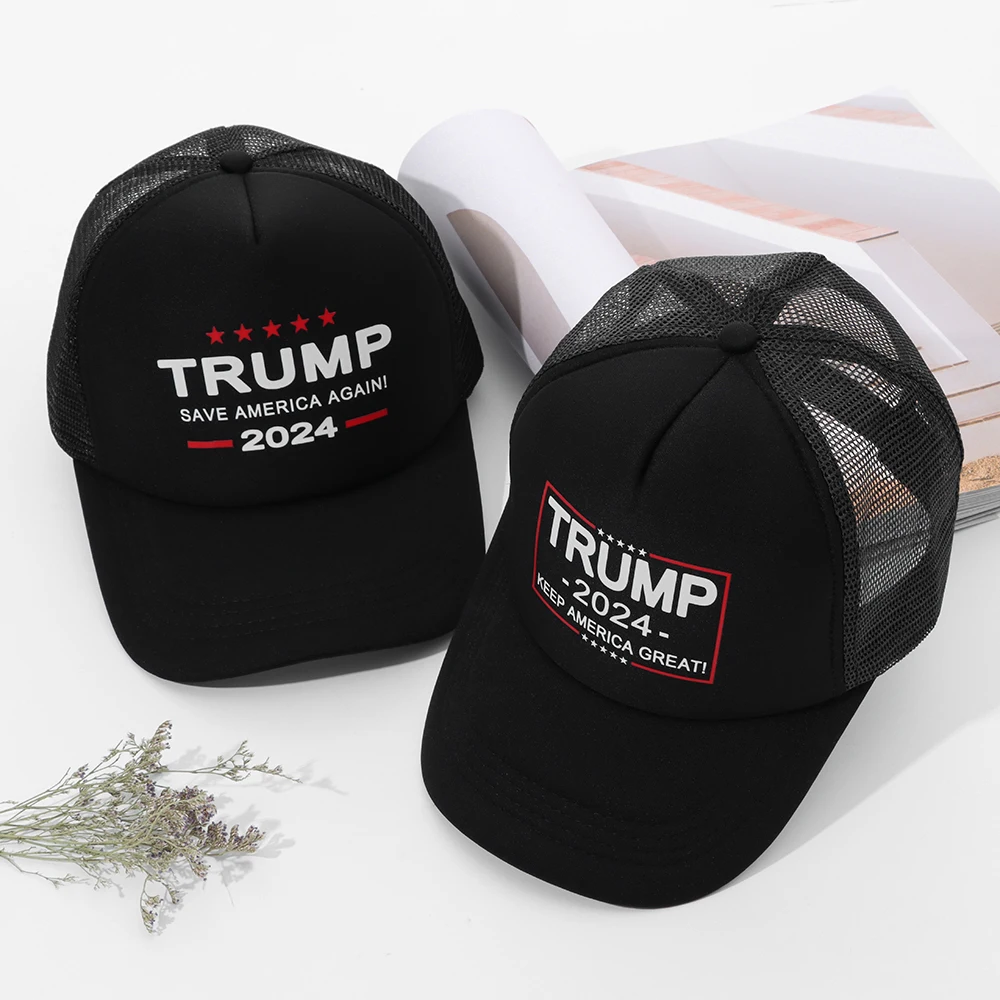 2024 Кепка Дональда Трампа камуфляжная бейсбольная кепка с флагом США