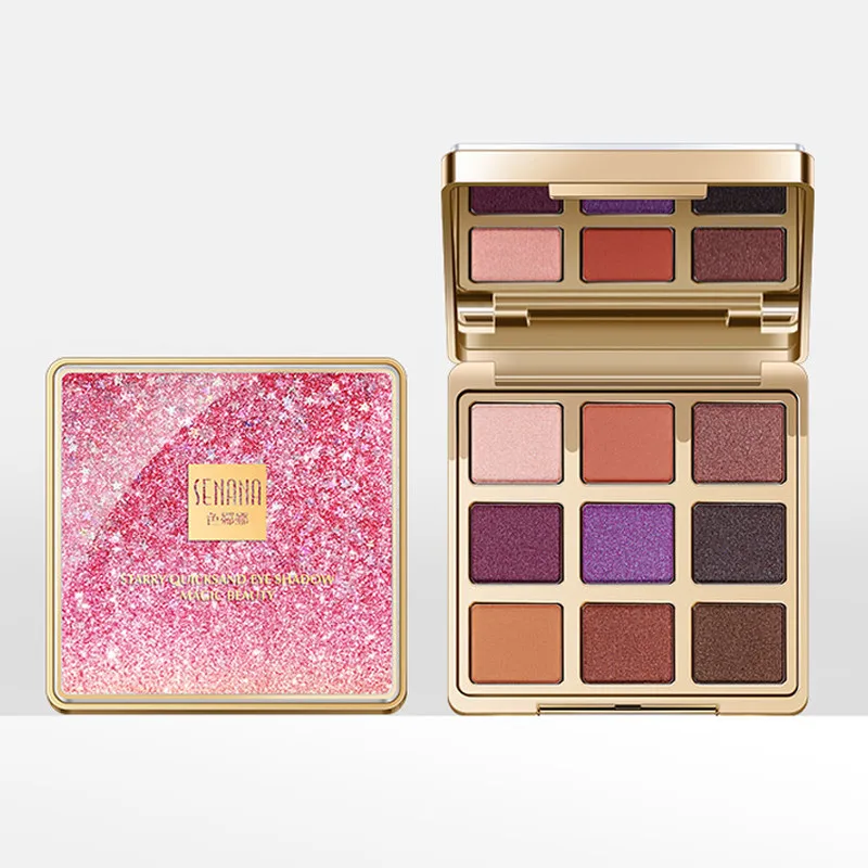 BIOAQUA 9 colour factory maquillaje New arrival professional Cosmetic Wholesale EyeShadow Palette Makeup Eye shadow |
