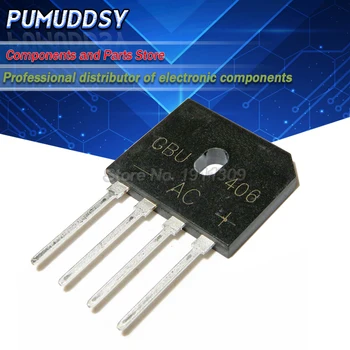 

5PCS GBU406 600V 4A ZIP new and IC