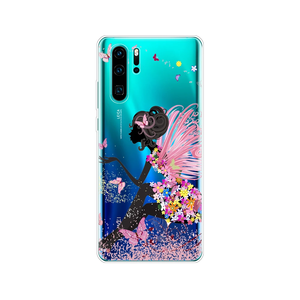 Чехол для Huawei P30 Pro силиконовая задняя крышка из ТПУ телефона чехол бампер VOG L29 P 30