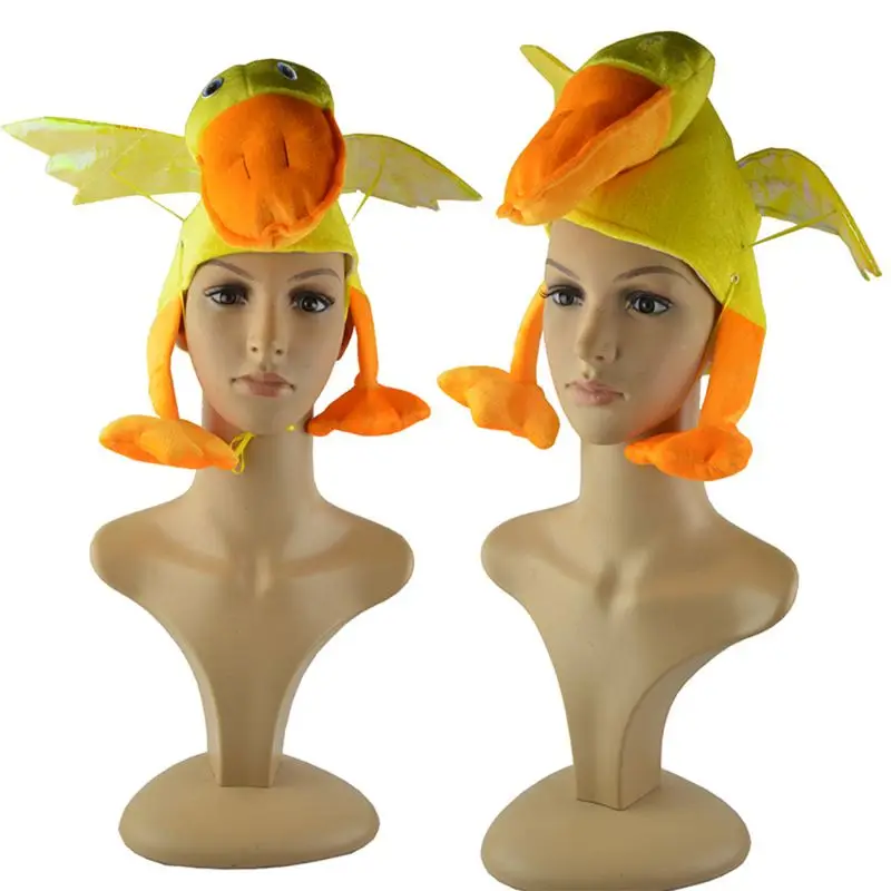 KLV Cute Rainbow Squid Hat Funny Crazy Party Hats Sea Animal Octopus Mushroom Caps Headdress For Halloween Party