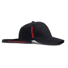 Индивидуальная модная бейсбольная кепка с буквенным принтом и длинным ремнем, новые модели для мужчин и женщин, Повседневная Кепка