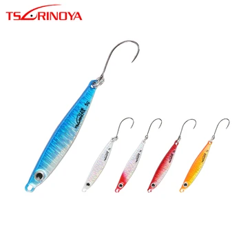 

TSURINOYA 5pcs Fishing Lure Shore JIGGING IRON 3g 5g Salt Water Hard Fishing Lure 5 Colors Artificial Metal Baits