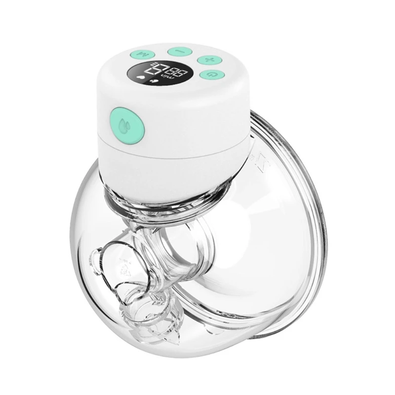 Smart Electric Wearable Breast Pump LED Display Portable Baby Nipple Silence Suction Cup Feeding Milk Half Ball Bottles
