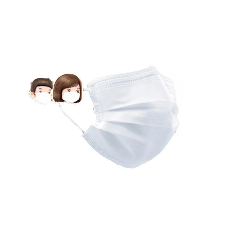 

50Pcs Disposable mouth face mask medical for kids 3 Ply layer
