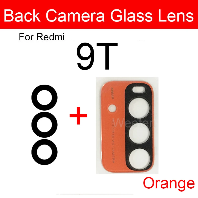 Back Camera Glass Lens Xiaomi Redmi 9T Repair Replacement Parts