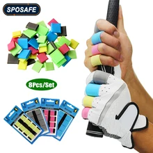 8Pcs Sports Golf Finger Silicone Support Sleeves Protective Cover Safety and Protection Performance Easy to Carry Men & Women