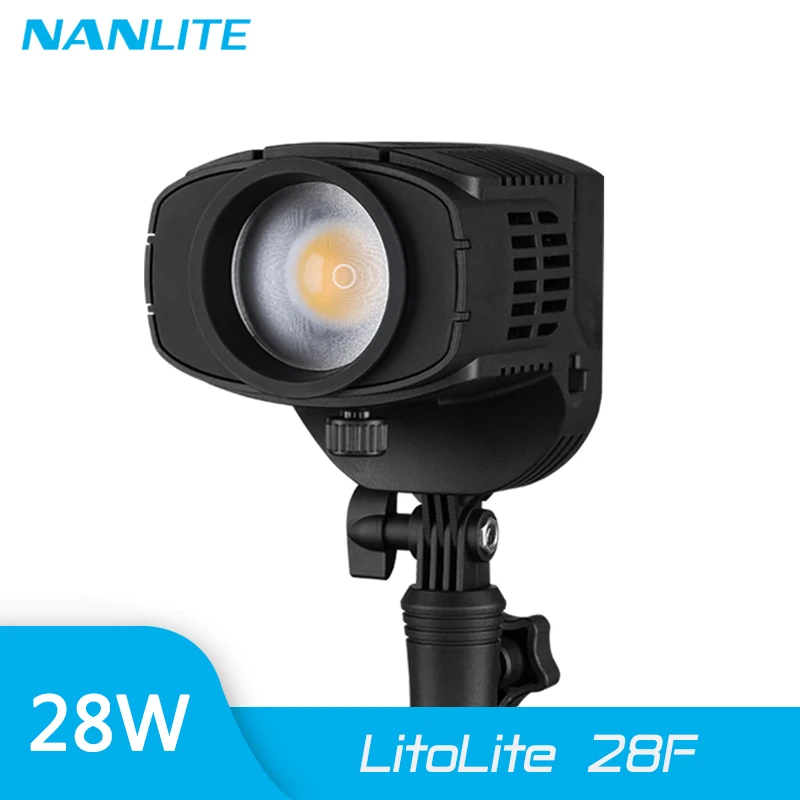 

NANLITE Litolite 28F LED COB Light 28W Dimmable Adjustable focus Photography lighting for studio camera photo video shooting