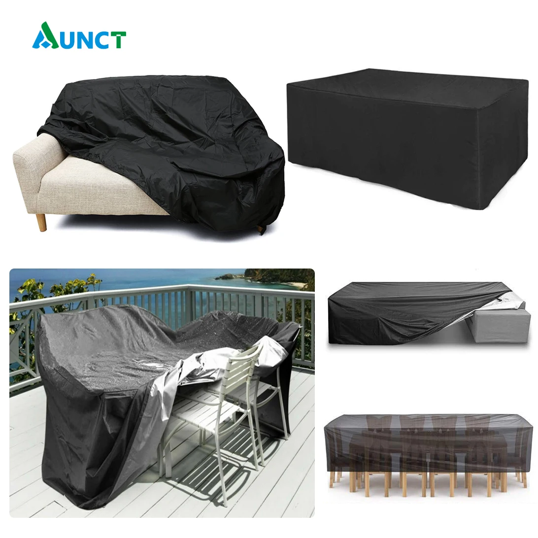 Description Picture 4 of itemSmall Sizes Outdoor Garden Furniture Covers Waterproof Gray Black S Rain Snow Chair Cover for Sofa Table Chair Patio Dust Proof