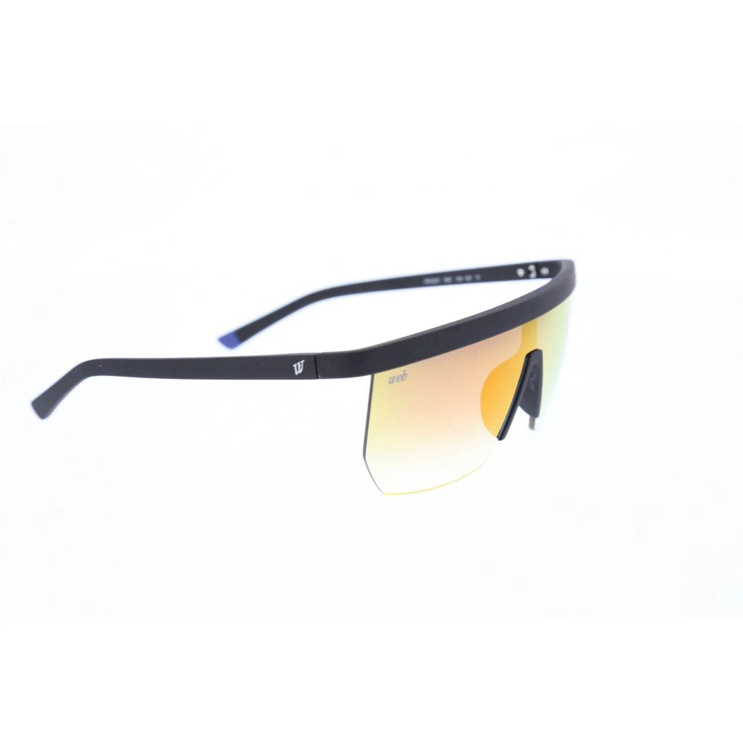 

Men's sunglasses w 0221 02z bone black polycarbonate rectangular rectangle 58-14-135 web