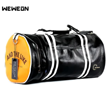 Best Offers Men's Stylish PU Leather Sports Bag Gym for Fitness/Training 2020 Female Travel Tote Street Shoulder Handbags bolsa Best Offers Men's Stylish PU Leather Sports Bag Gym for Fitness/Training 2020 Female Travel Tote Street Shoulder Handbags bolsa