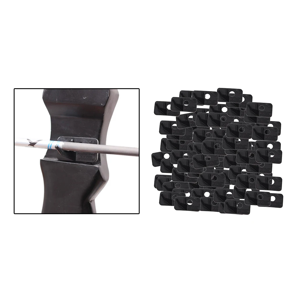 500 Pieces Hunting Shooting Archery Recurve Bow Plastic Adhesive Arrow Rest 500 Pieces Hunting Shooting Archery Recurve Bow Plastic Adhesive Arrow Rest
