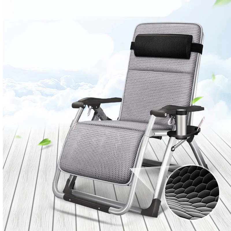 

Lounge Chair Folding Lunch Break Nap Chair Portable Chair Balcony Leisure Home Bed Chair Back Lazy Sofa